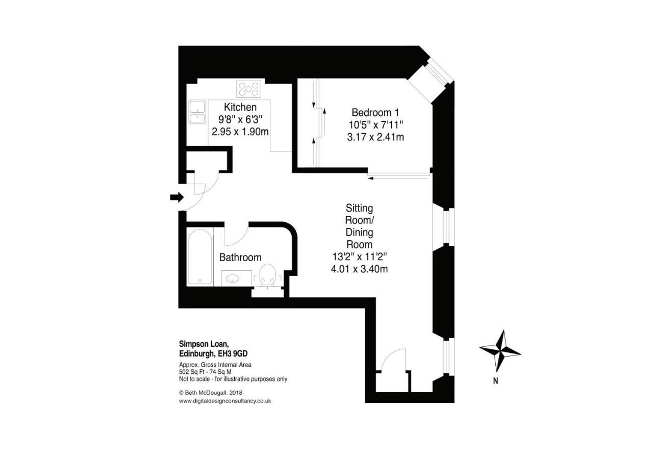 אדינבורו The Quartermile Meadows View Residence מראה חיצוני תמונה